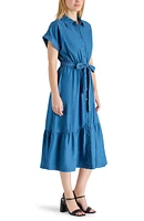 Short Sleeve Chambray Shirtdress