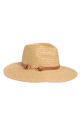 Horsebit Straw Panama Hat