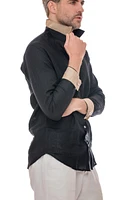 Linen Button-Up Shirt
