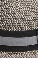 Classic Stripe Ribbon Fedora