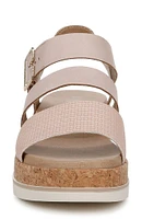 Once Twice Platform Wedge Sandal