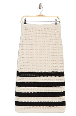 Stripe Sweater Skirt