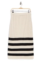 Stripe Sweater Skirt