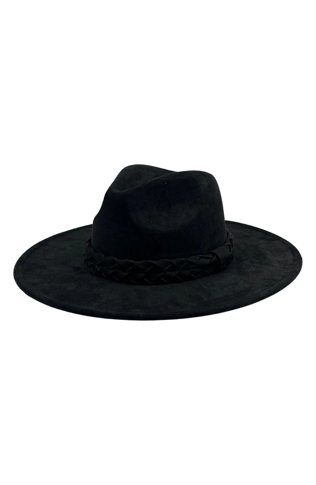 Wide Brim Felt Panama Hat
