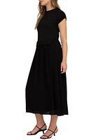 Mixed Media Maxi Dress
