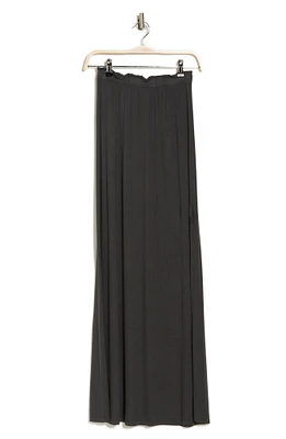 One Slit Ruffle Maxi Skirt