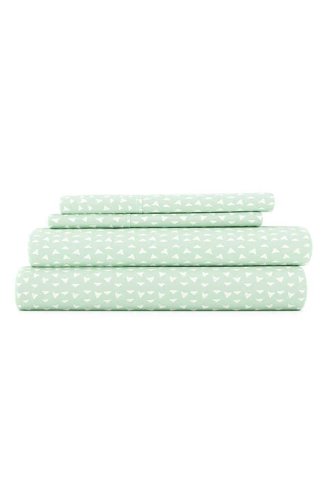 IENJOY HOME Premium Ultra Soft Urban Arrows Pattern 4-Piece Bed Sheet Set