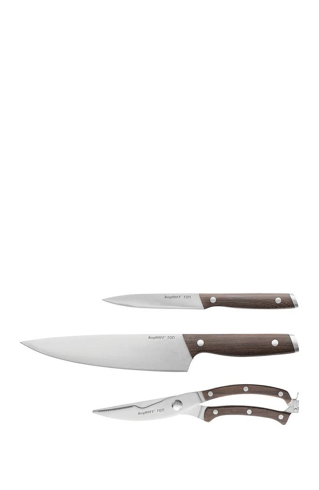 Black Ron 3-Piece Knife Set