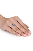 Sterling Silver Oval CZ Ring