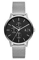 Multifunction Mesh Bracelet Watch, 42mm
