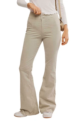 Jayde Seamed Corduroy Flare Pants