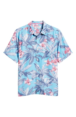 Coconut Point Floral Breeze Short Sleeve Button-Up Camp Shirt