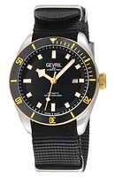 Yorkville Automatic Nylon Strap Watch, 43mm