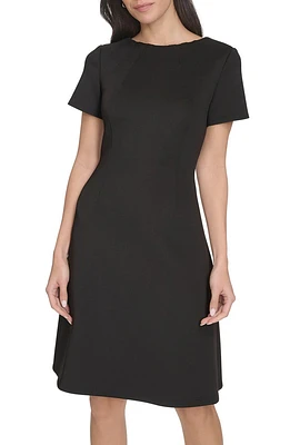 Short Sleeve A-Line Dress