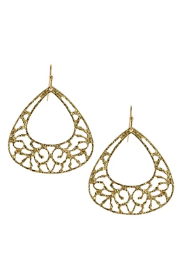 Fond of Filigree Drop Earrings