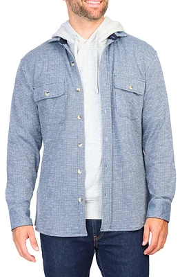 Jacquard Houndstooth Button-Down Shirt