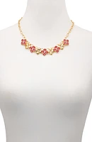 Crystal Cluster Statement Necklace
