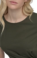 Side Tie A-Line Dress