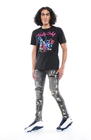 Punk Ripped Stretch Super Skinny Jeans