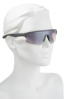 Half Rim Sport Shield Sunglasses