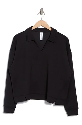 Off Court Oversize Scuba Polo Sweatshirt