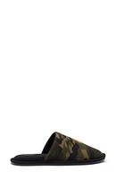 Klarence Camo Print Scuff Slipper