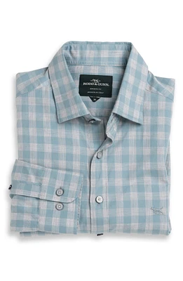 Hook Check Flannel Button-Up Shirt