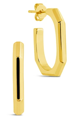 Thea Geometric Hoop Earrings
