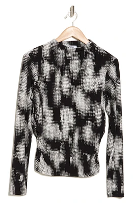 Long Sleeve Mock Neck Top