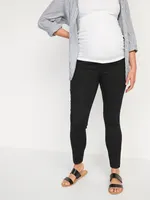 Maternity Rollover-Panel 360 Stretch Super-Skinny Jeans