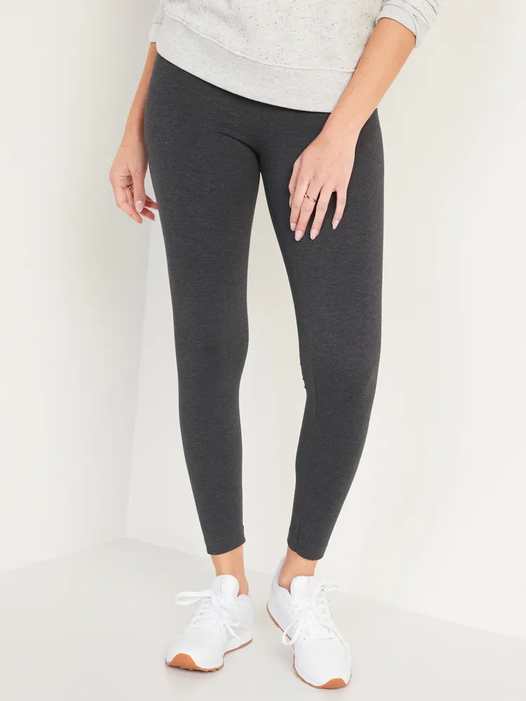 High-Waisted Jersey Fashion ayering eggings