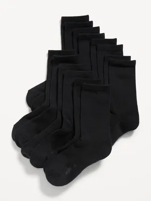 Gender-Neutral olid Crew ocks 7-Pack for Kids