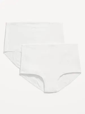 Maternity 2-Pack Rollover-Waist Jersey Hipster Underwear