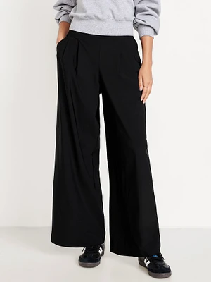 Extra High-Waisted leekTech Pleated Trousers