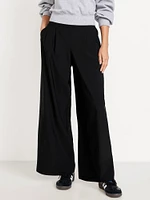 Extra High-Waisted leekTech Pleated Trousers