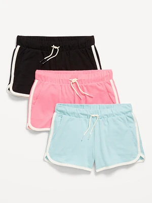 Dolphin-Hem Cheer horts 3-Pack for Girls