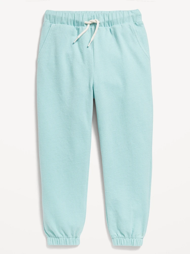 Cinched-Hem Jogger Sweatpants for Toddler Boys