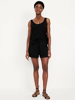 High-Waisted Playa horts - 3.5-inch inseam