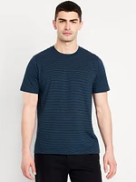 Crew-Neck triped T-hirt