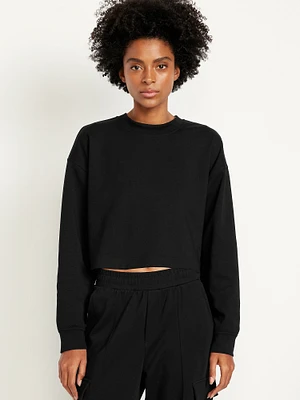 Dynamic Fleece Oversized Crop weatshirt