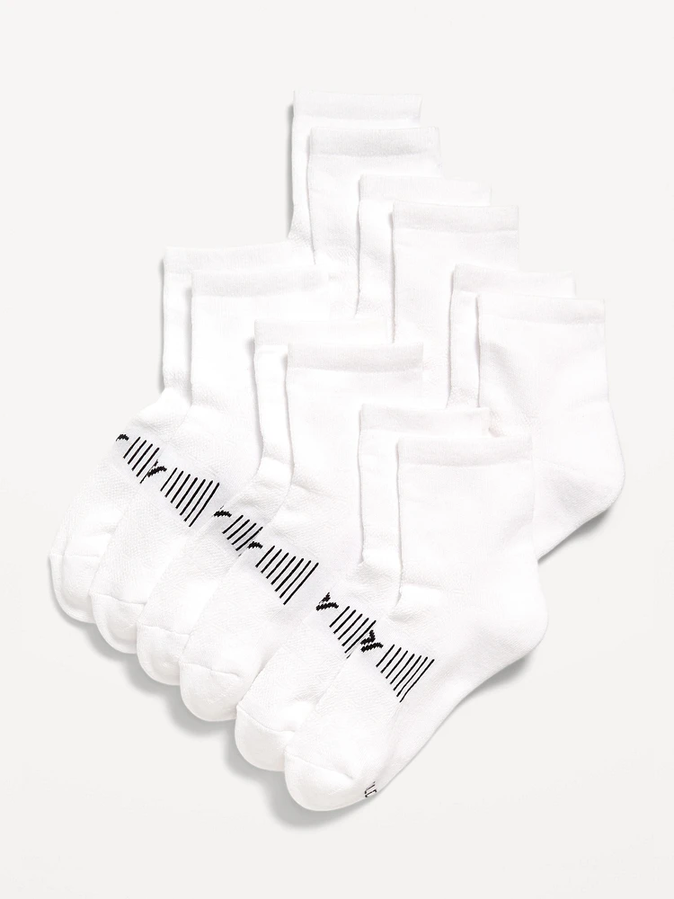 Quarter Crew Go-Dry Performance ocks 6-Pack for Boys