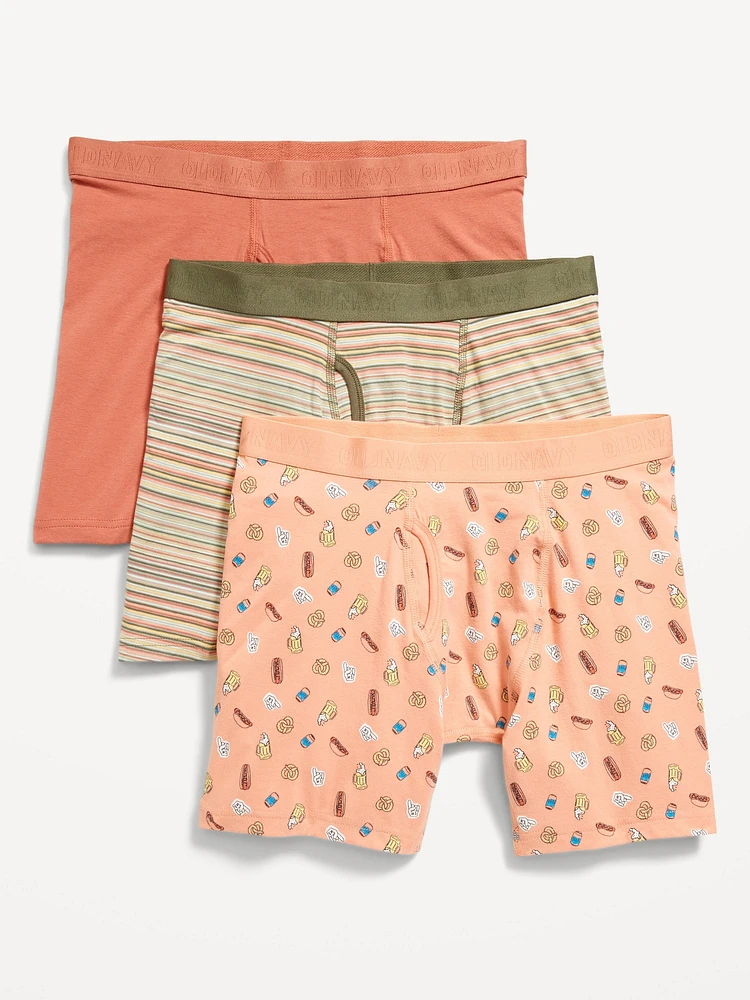 3-Pack Soft-Washed Boxer-Briefs - 6.25-inch inseam