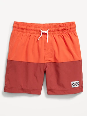 Color-Block Swim Trunks for Boys