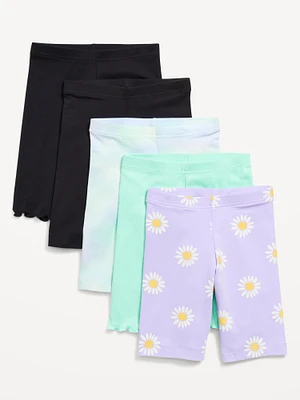 ong Biker Shorts Variety 5-Pack for Girls