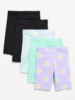 ong Biker Shorts Variety 5-Pack for Girls