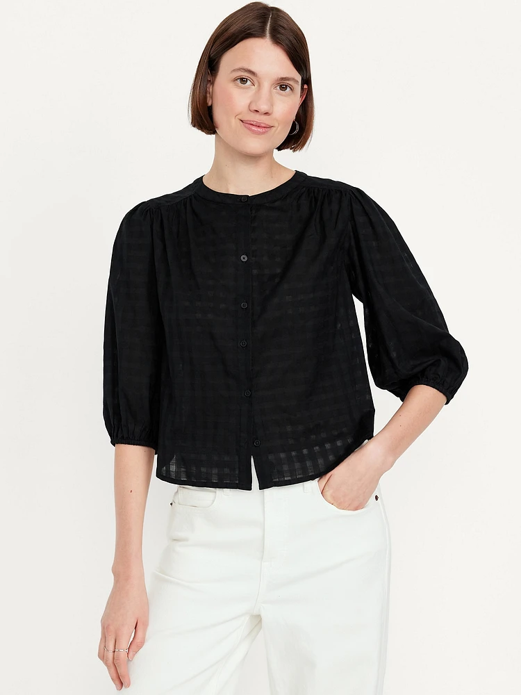 Button-Down Lightweight Dobby hirt