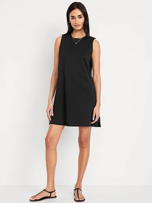 Vintage Sleeveless Mini T-Shirt Dress
