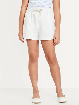 High-Waisted Pull-On Twill horts for Girls