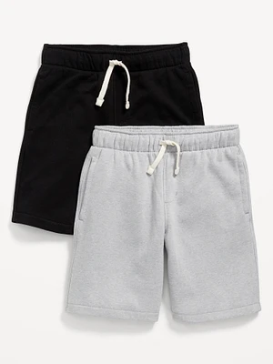 2-Pack Fleece Jogger Shorts for Boys (At Knee