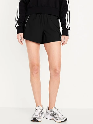 High-Waisted SleekTech Shorts -- 4-inch inseam